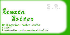 renata molter business card